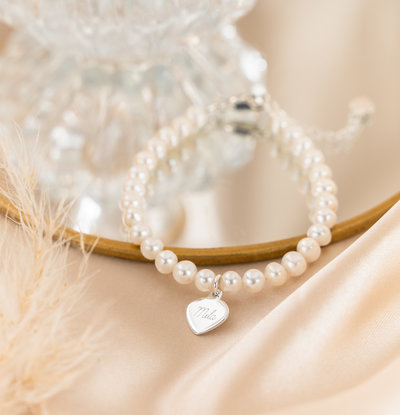 Pure hot sale pearl bracelet