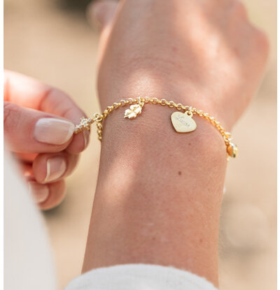 Bedelarmband 'Fijne Jasseron' | Stel Zelf Samen