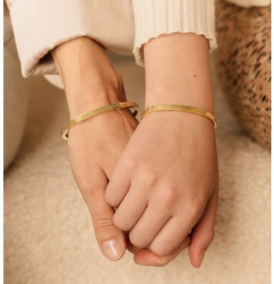 2 Slavenarmbanden 'Moeder & Dochter'
