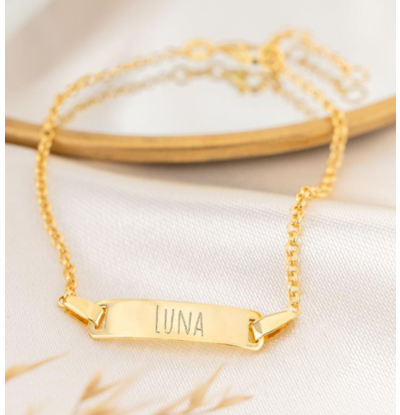 Armband met Naam 'Classic Bar'