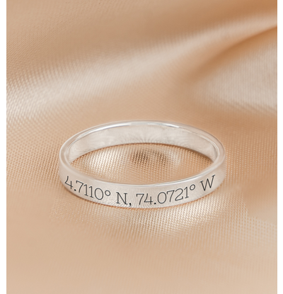 Ring met Coördinaten 3 mm