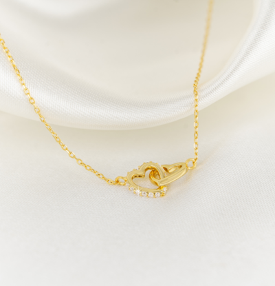 MenYiYDS 1 paar halskettingen gepersonaliseerd paar halskettingen omarmingen voor haar omarming halsketting hanger Valentijnsdag geschenk sieraden voor vrouwen meisjes (zilver