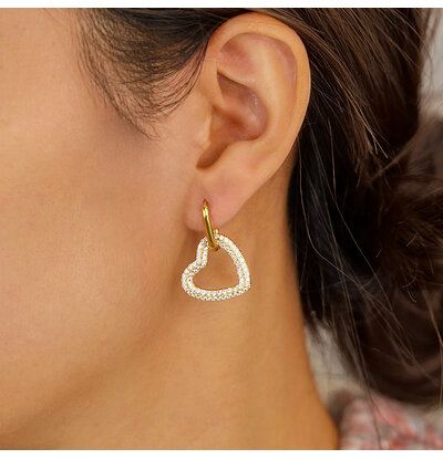 Oorbellen set gouden oorknopjes klein dames, 6 paar sterling zilver 925 oorbellen multipack oorknopjes set klein 14k verguld kraakbeen oorknopjes hart ster maan oorbellen goud dames meisjes