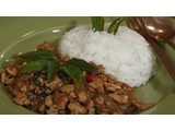 Thai basil chicken ( Krapao Gai ) ผัดกะเพราะไก่