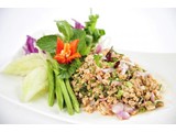 Spicy beef salad (Laab Neua)