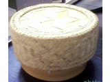 Nieuwe Thaise Sticky Rice Cooker Steamer Bamboo Basket voor elektrische rijstkoker Pot 1,0 ltr.
