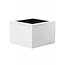 Fiberstone Jumbo Moyen haut blanc brillant - planteur élégant brillant en blanc!