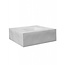 Fiberstone Jumbo Seating blanc brillant - planteur unique et polyvalent pour l'intérieur et à l'extérieur!