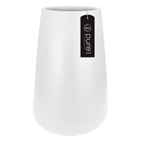 Elho Pure Cone High - Witte Stijlvolle bloempot diam 43cm H67cm. -15% korting online bestellen!