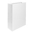 Fiberstone Brillant Jort Slim haut Flowerpot - serré dans la peinture blanche brillante!