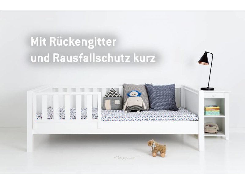 Sanders Fanny Einzelbett 90 x 200 weiss - www.romy-kindermoebel.de Kinderbett 90x200 weiß rausfallschutz
Kinderbett 90x200 weiß rausfallschutz
Sanders Fanny Einzelbett 90 x 200 weiss - www.romy-kindermoebel.de