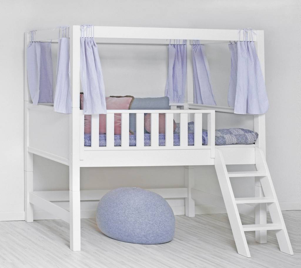 Sanders Fanny Halbhohes Himmelbett 90 x 200 - www.romy-kindermoebel.de