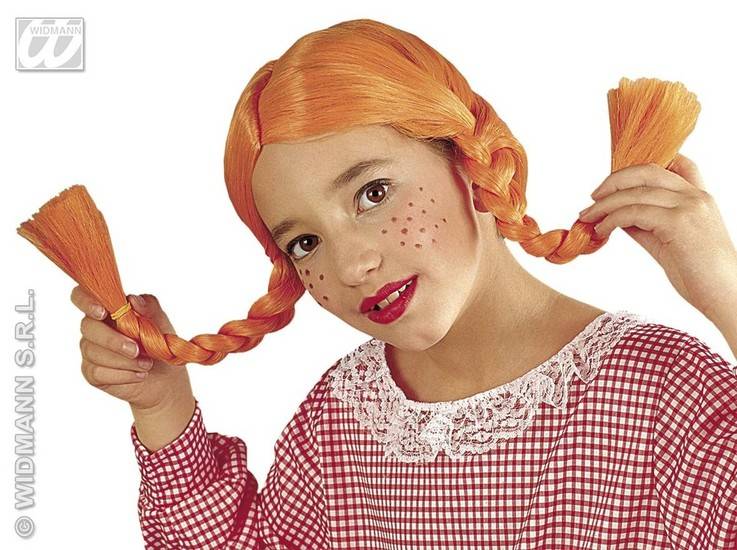 Pruik Pipi kind 123feestpruiken.nl Pruik Pipi kind 123feestpruiken.nl