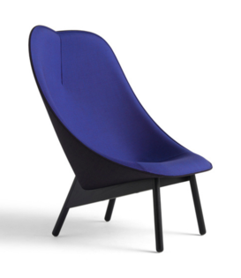 Hay  Hay - Uchiwa lounge stoel voorkant Surface 780 blauw, Remix 783