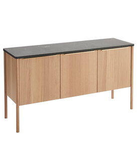 Fritz Hansen Fritz Hansen - Jut dressoir eiken - zwart marmer