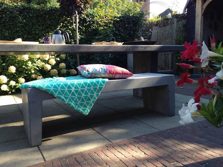 Tuinbank beton, bijzonder duurzaam