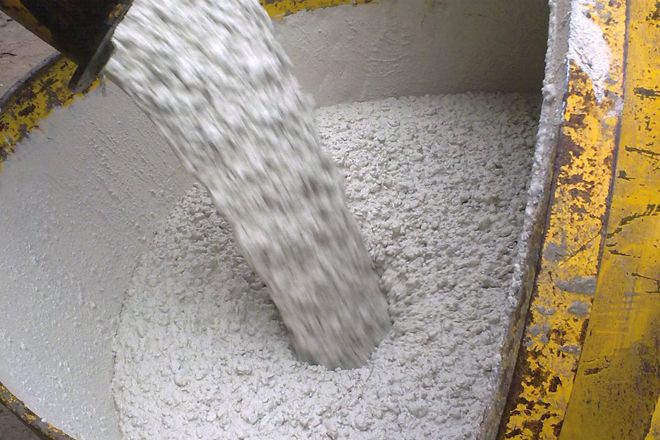Beton gieten door middel van zelfverdichtend beton