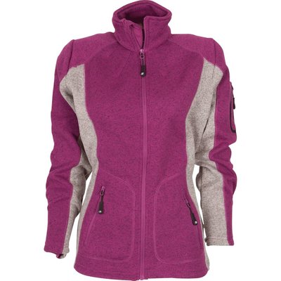 Life-Line Edmonton Dames Fleece Jas in de kleur Donkerpaars