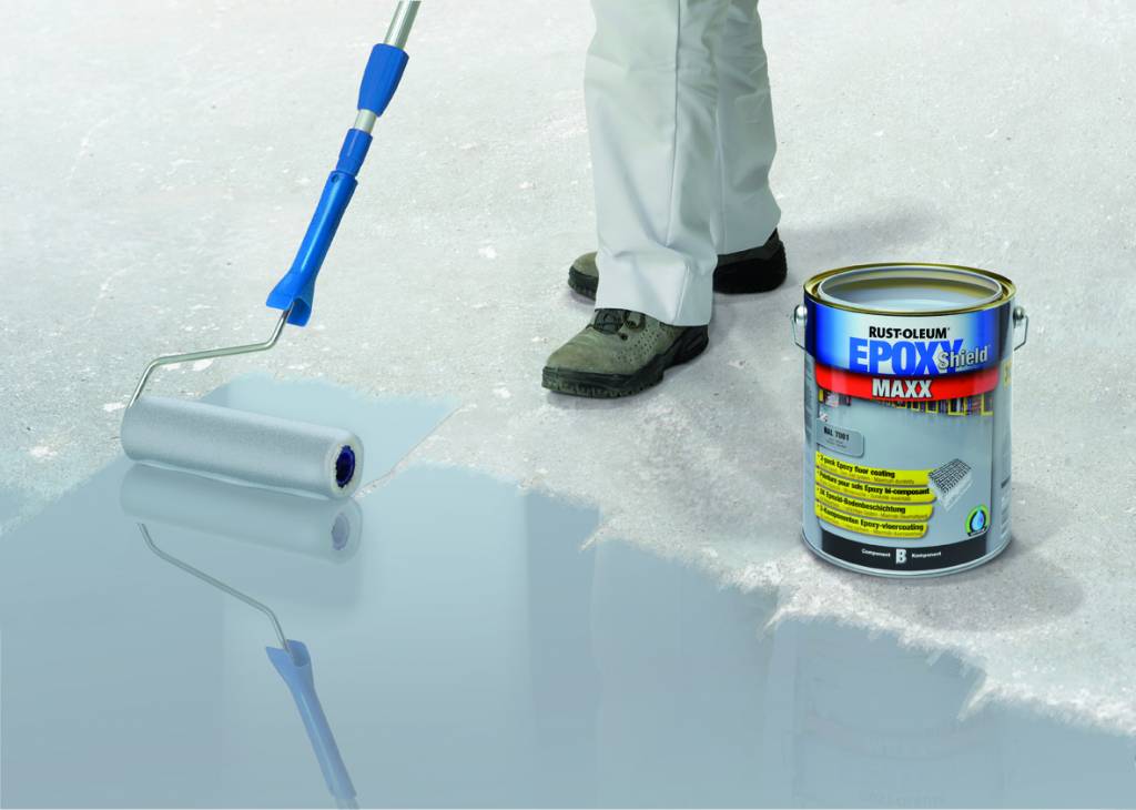 Rust Oleum Epoxyshield MAXX Kopen Bestel Hier Verfwebwinkel Nl   Rust Oleum Epoxyshield Maxx 5 Liter 