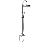 RVS regendouche met aparte handdouche RVS regendouche met aparte handdouche