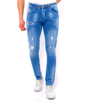 Broek met heren mooie jeans man gaten | StyleItaly.nl - Style Italy