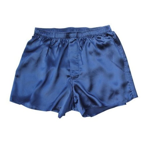 Zijden heren boxershort - Marine Zijden heren boxershort - Marine
