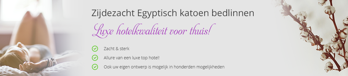 Egyptisch katoen dekbedovertrek Silk Heaven egyptisch katoen dekbedovertrek