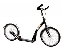 Bike2go grote autoped zwart 10+ Bike2go grote autoped zwart 10+