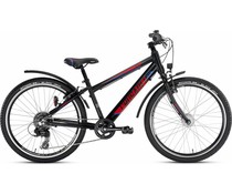 Puky Puky Crusader MTB 24" 8-versnelling zwart-rood 8+ Puky Puky Crusader MTB 24" 8-versnelling zwart-rood 8+