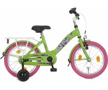 Alpina kinderfietsen Alpina Girl Power 18" meisjesfiets Apple Green 5+ Alpina kinderfietsen Alpina Girl Power 18" meisjesfiets Apple Green 5+
