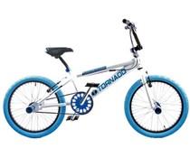 Tornado Bugatti BMX Royal Bugatti Freestyle BMX 20" Wit met blauwe banden 7+ Tornado Bugatti BMX Royal Bugatti Freestyle BMX 20" Wit met blauwe banden 7+