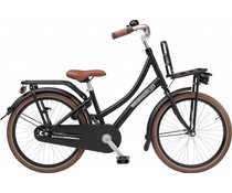 Loekie kinderfietsen Loekie Pick Up meisjesfiets 20" Mat Zwart 6+ Loekie kinderfietsen Loekie Pick Up meisjesfiets 20" Mat Zwart 6+