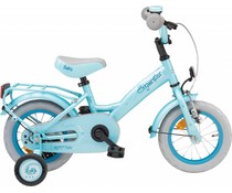 Loekie kinderfietsen Loekie Superstar meisjesfiets 12" Lichtblauw 3+ Loekie kinderfietsen Loekie Superstar meisjesfiets 12" Lichtblauw 3+