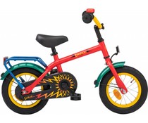 Loekie kinderfietsen Loekie Twaalf 12" Jongensfiets Rood 3+ Loekie kinderfietsen Loekie Twaalf 12" Jongensfiets Rood 3+