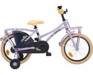 Loekie kinderfietsen Loekie Country Tour 16" meisjesfiets Purple Matte 4+ Loekie kinderfietsen Loekie Country Tour 16" meisjesfiets Purple Matte 4+