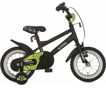Alpina kinderfietsen Alpina Comet jongensfiets 12" Black Matt 3+ Alpina kinderfietsen Alpina Comet jongensfiets 12" Black Matt 3+