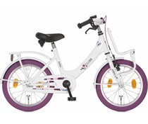 Alpina kinderfietsen Alpina Clubb meisjesfiets met voordrager 16" Snow White 4+ Alpina kinderfietsen Alpina Clubb meisjesfiets met voordrager 16" Snow White 4+