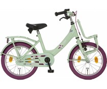 Alpina kinderfietsen Alpina Clubb meisjesfiets met voordrager 18" Blossom Green 5+ Alpina kinderfietsen Alpina Clubb meisjesfiets met voordrager 18" Blossom Green 5+