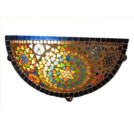 Wandlamp glasmozaïek Wandlamp glasmozaïek