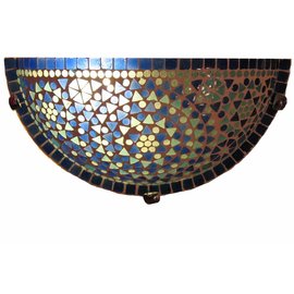 kleurrijke blauwe wandlamp kleurrijke blauwe wandlamp