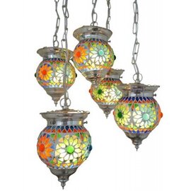 Hanglamp 5 bol multi Hanglamp 5 bol multi