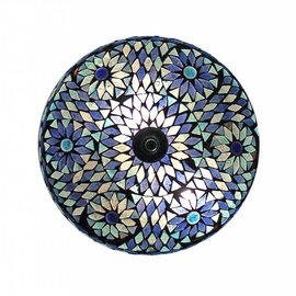 Plafonnière blauw Plafonnière blauw