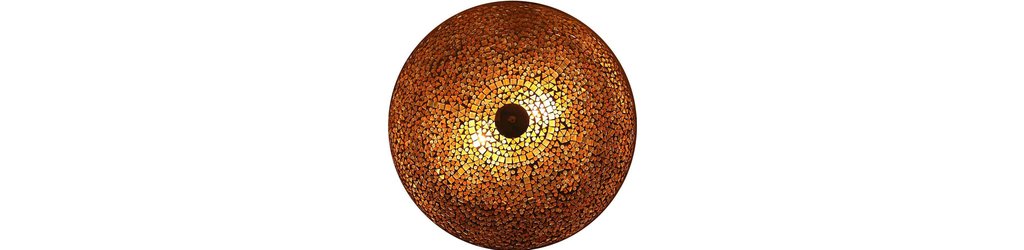 Extra grote oosterse plafonnières van glasmozaiek