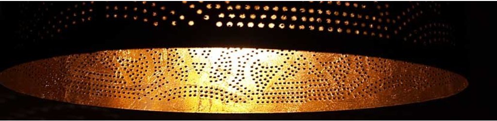 Filigrain lampen met gaatjes (effect lamp)