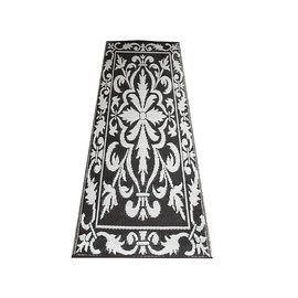 Buitenkleed / balkonkleed zwart wit Buitenkleed / balkonkleed zwart wit