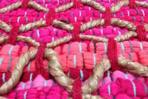 Jute met katoen ibiza stijl