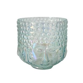 Waxinelicht boeddha turquoise Waxinelicht boeddha turquoise
