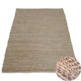 Beige jute vloerkleed Beige jute vloerkleed
