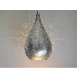Vintage zilveren filigrainlamp Vintage zilveren filigrainlamp