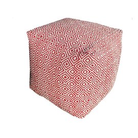 Poef voor buiten rood Poef voor buiten rood